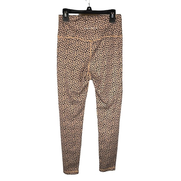 AllFenix Anthropologie Size S Sandy Cheetah Print High Waisted Athletic Leggings - Picture 2 of 7